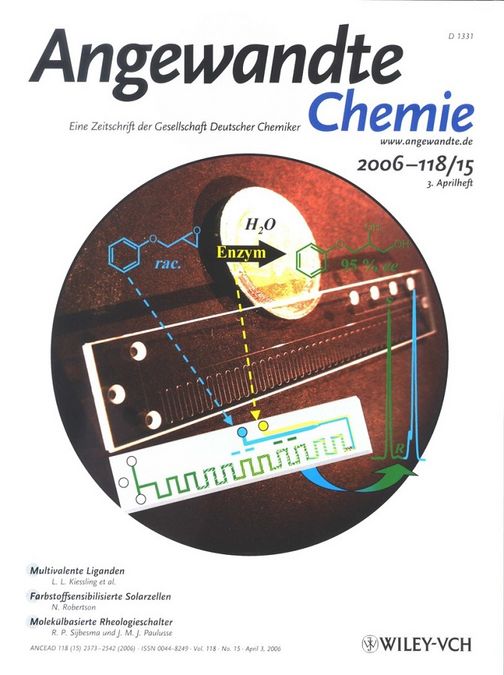 Covergrafik Angew. Chem. Int. Ed. 2006, 45, 2463–2466. ©Wiley-VCH