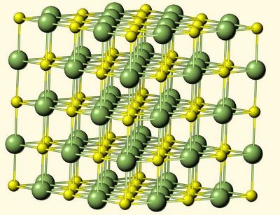 Abbildung einer Natriumchlorid-Struktur