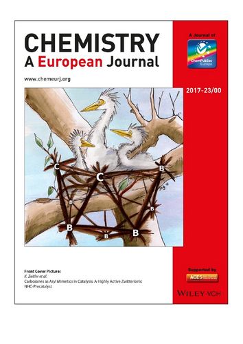 Titelbild Chemistry - A European Journal 2017-23/33: Ein neues Mitglied in der Familie der Organokatalysatoren: das Nest steht symbolisch für die dreidimensionale Struktur des Carborans, das als neuer Baustein im künstlichen Vitamin B1 Analogon eingesetzt wurde
