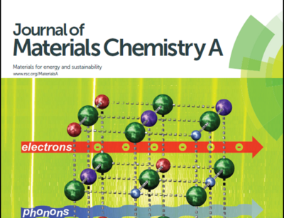 Front Cover: TAGS-related indium compounds and their thermoelectric properties – the solid solution series (GeTe)xAgInySb1−yTe2 (x = 1–12; y = 0.5 and 1) (Journal of Materials Chemistry A Issue 18, 2014)