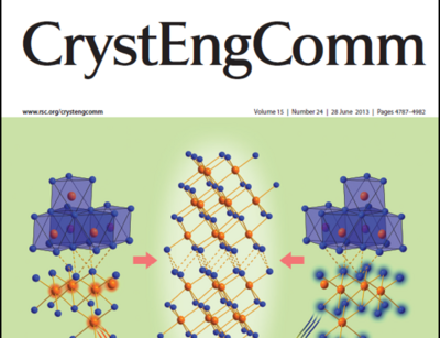 Front Cover: Temperature dependent resonant X-ray diffraction of single-crystalline Ge2Sb2Te5 (CrystEngComm Issue 24, 2013)
